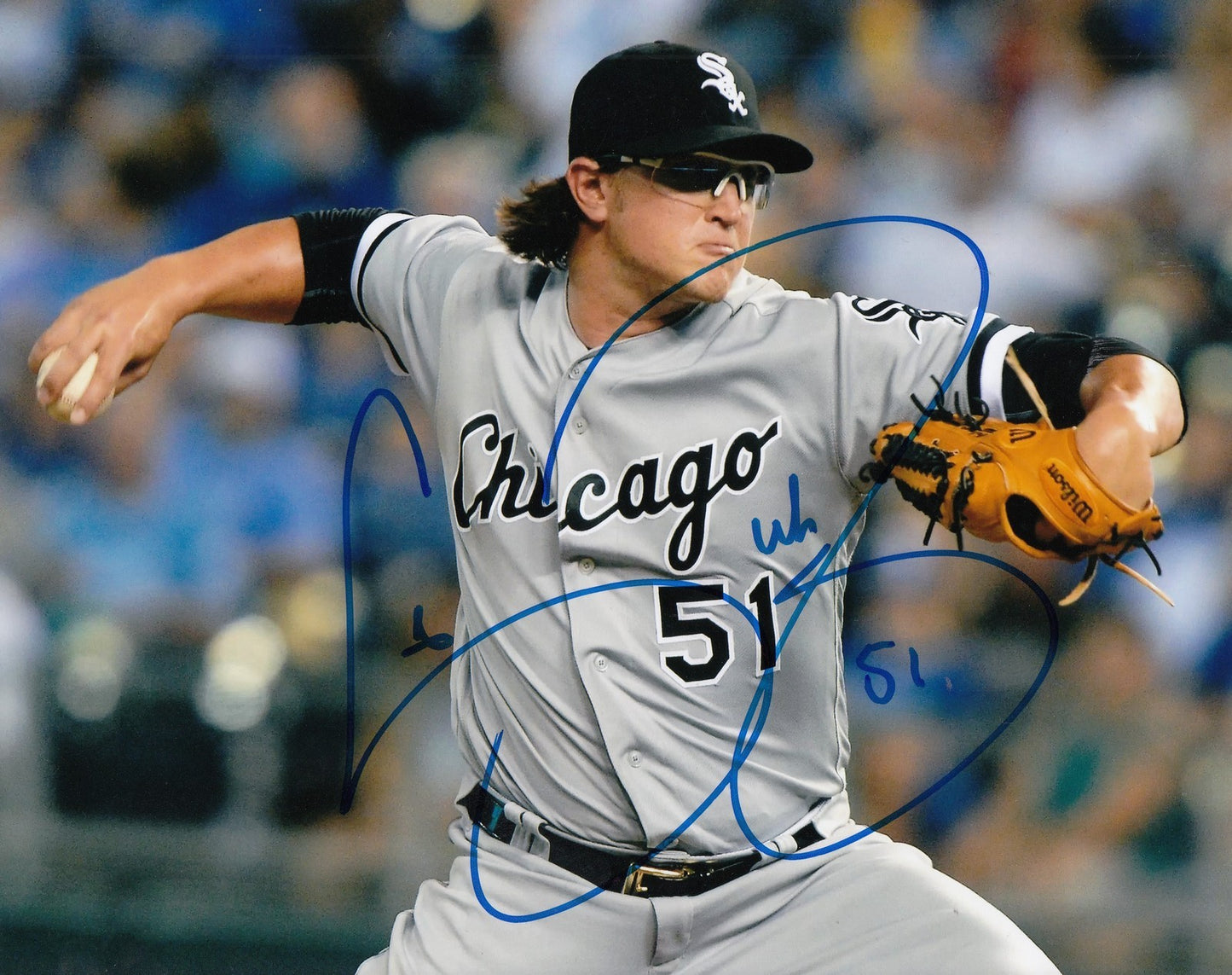 CARSON FULMER signed (CHICAGO WHITE SOX) Baseball 8X10 photo W/COA #2