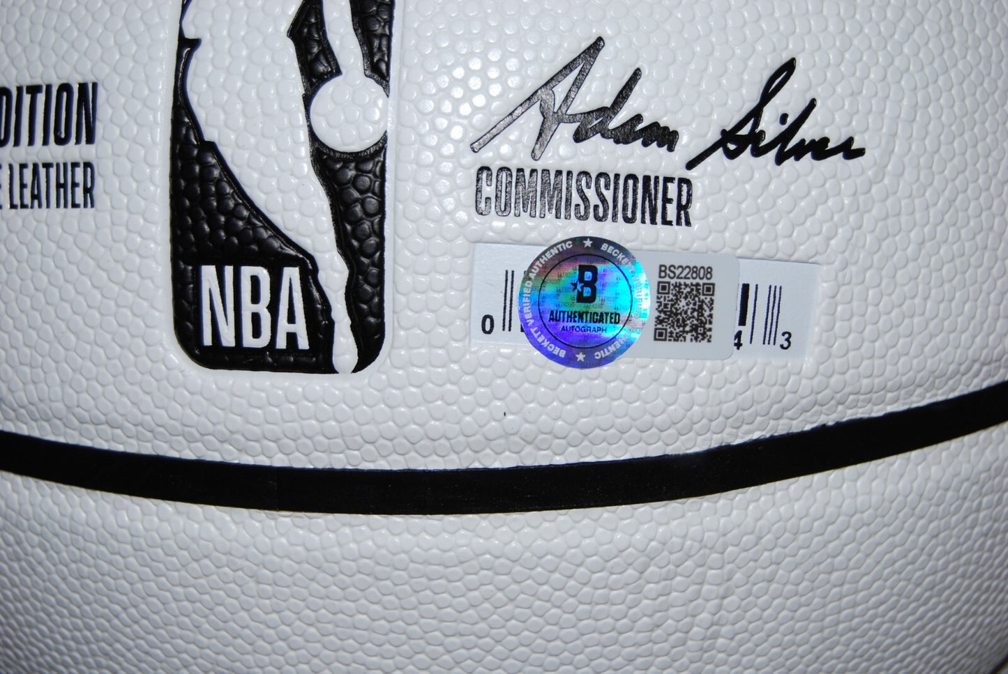 RASHEER FLEMING signed Wilson NBA basketball (ST JOSEPH"S) DRAFT 2025 BECKETT