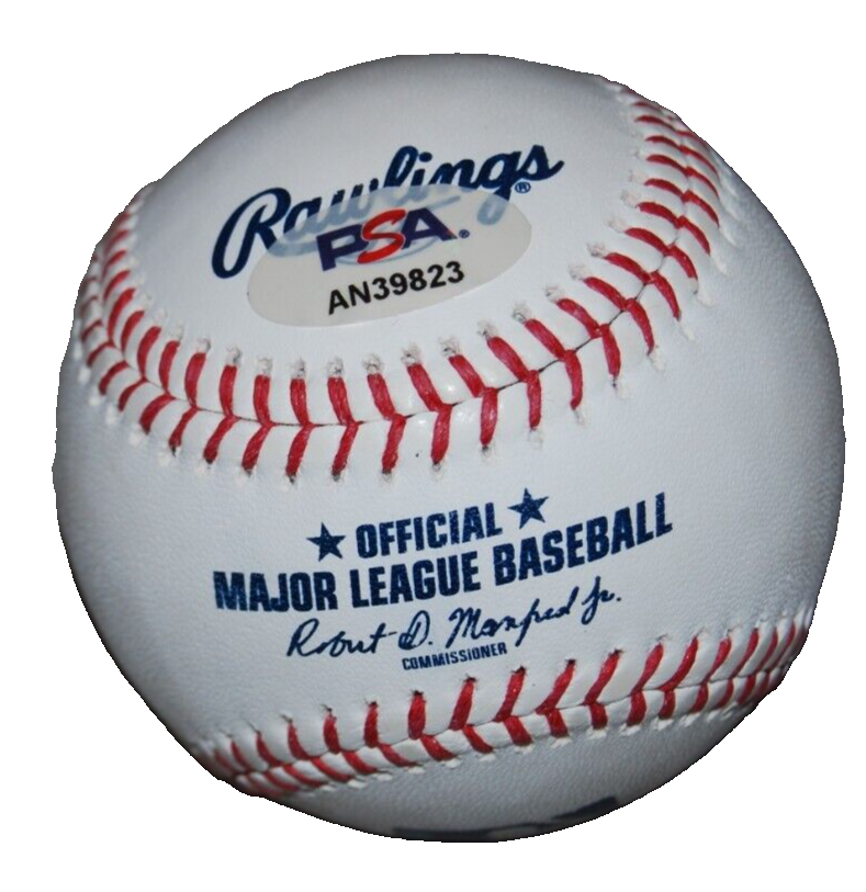FERGIE JENKINS signed (CHICAGO CUBS) Major League OML baseball PSA/DNA AN39823