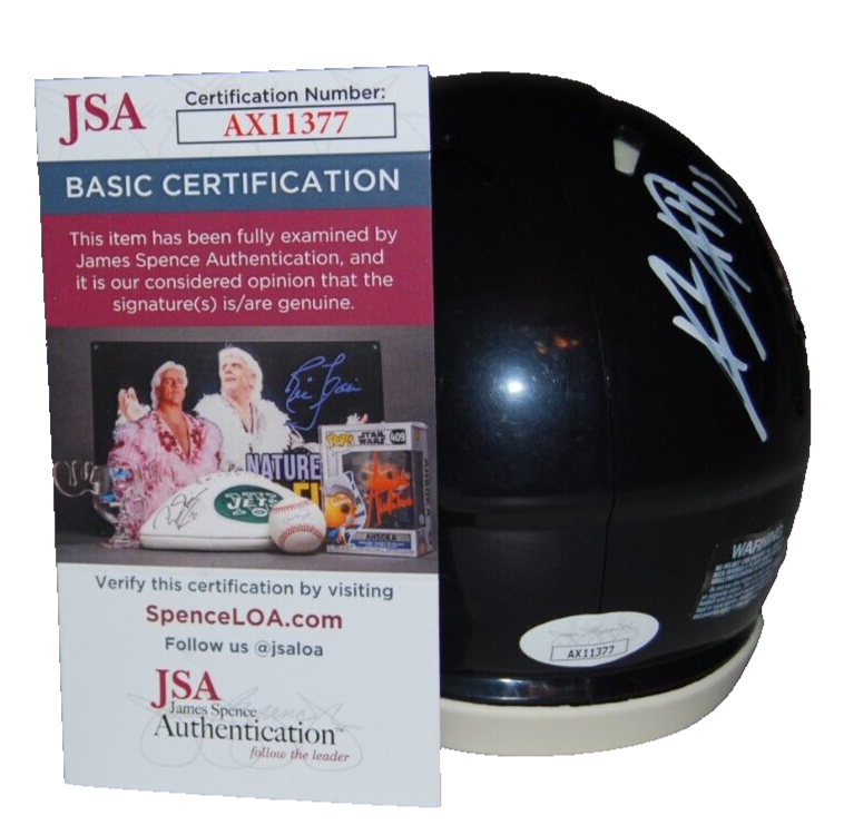 KEENAN ALLEN signed (CHICAGO BEARS) autograph mini football helmet JSA AX11377