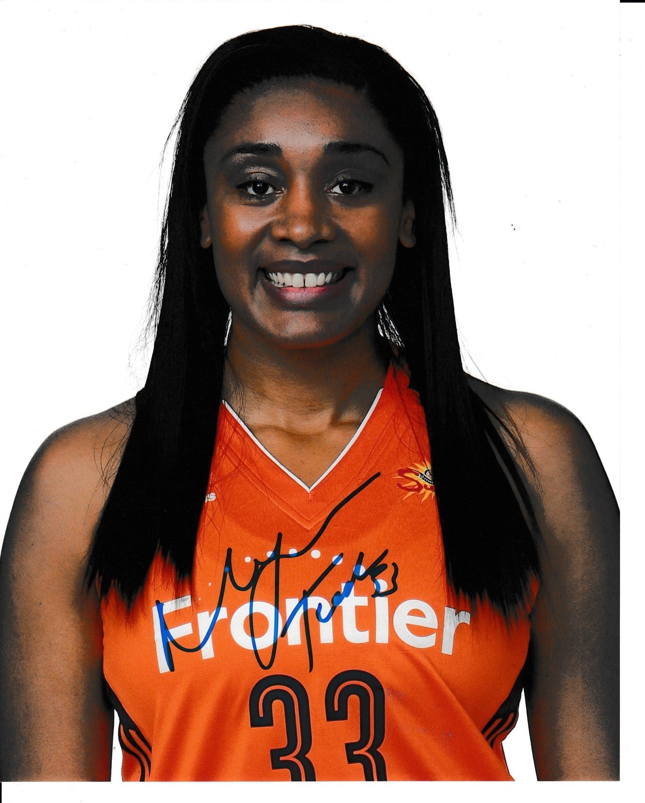 MORGAN TUCK signed (CONNECTICUT SUN) WNBA Basketball U-CONN 8X10 photo W/COA #4