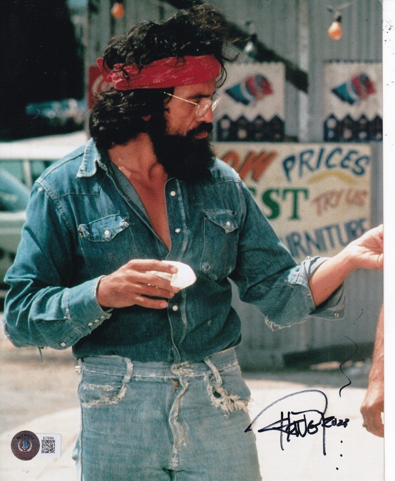 TOMMY CHONG signed (CHEECH & CHONG) Up in Smoke 8X10 photo BECKETT BAS BJ79384