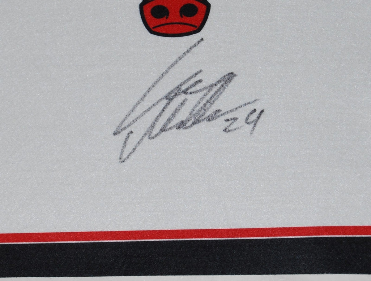 LAURI MARKKANEN signed (CHICAGO BULLS) 12X24 WOOL Pennant banner W/COA