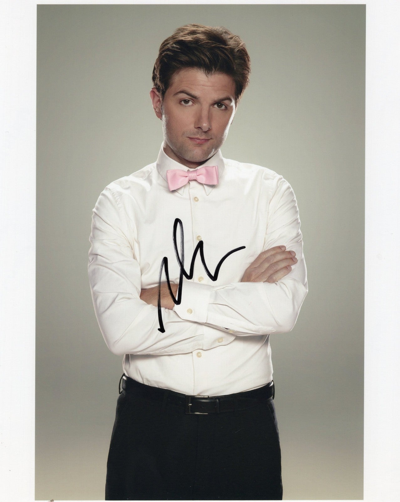 Adam Scott Parks and Recreation Step Brothers Signed 8x10 Photo w/COA