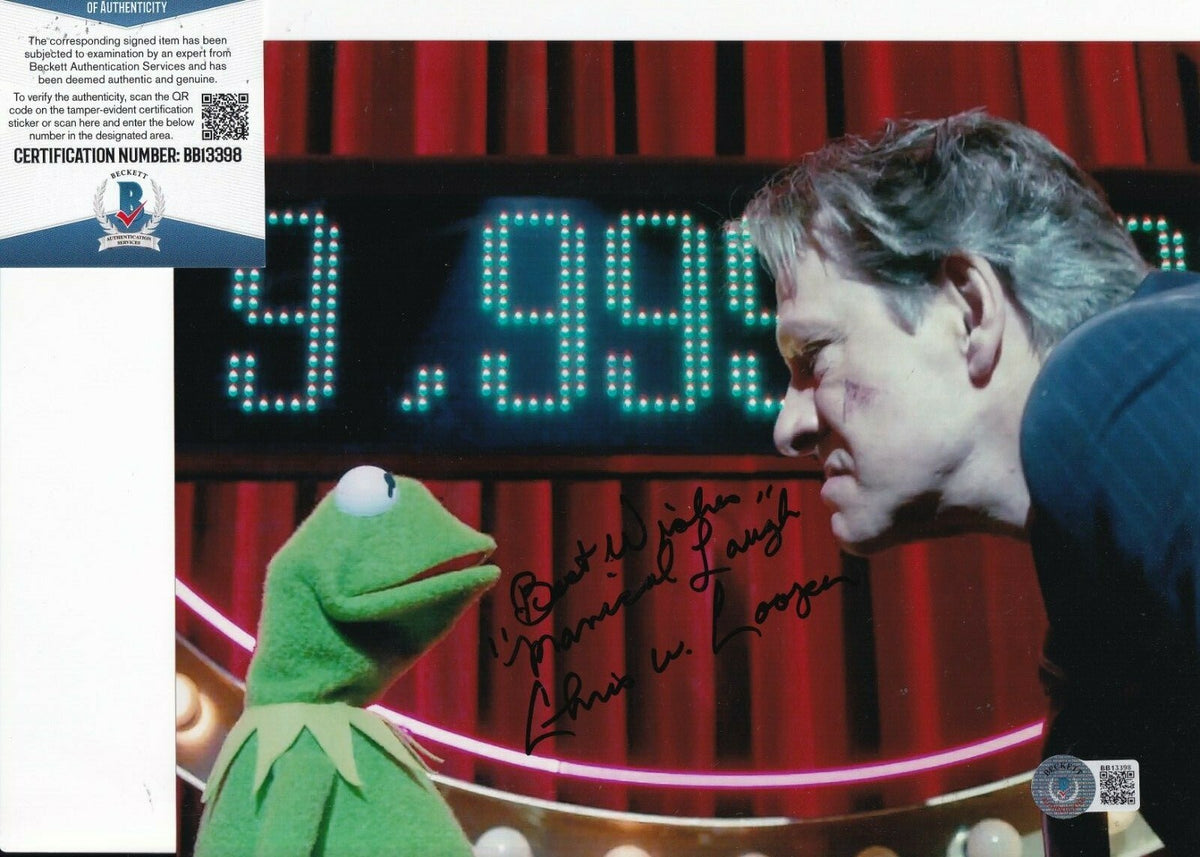 CHRIS COOPER signed (THE MUPPETS) Tex Movie 8X10 photo BECKETT BAS BB13398
