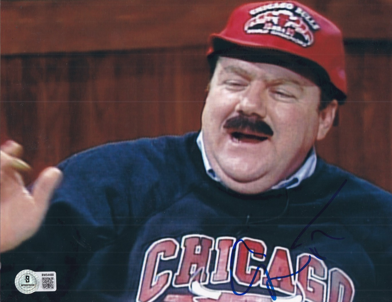 GEORGE WENDT signed (SATURDAY NIGHT LIVE) Super Fan 8X10 photo BECKETT BW54480