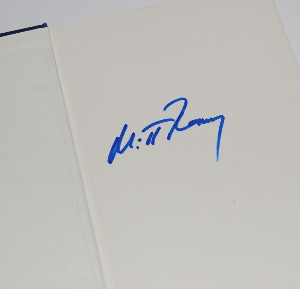 MITT ROMNEY signed (TURNAROUND) book *PRESIDENT CANDIDATE 2010 GOP* W/COA