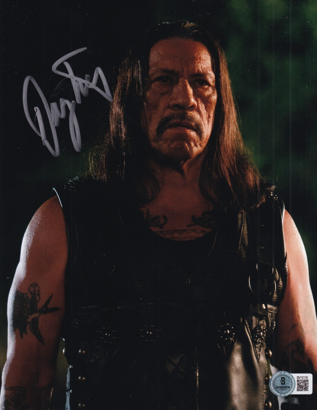 DANNY TREJO signed (MACHETE) Movie autographed 8X10 photo BECKETT BAS BV13116