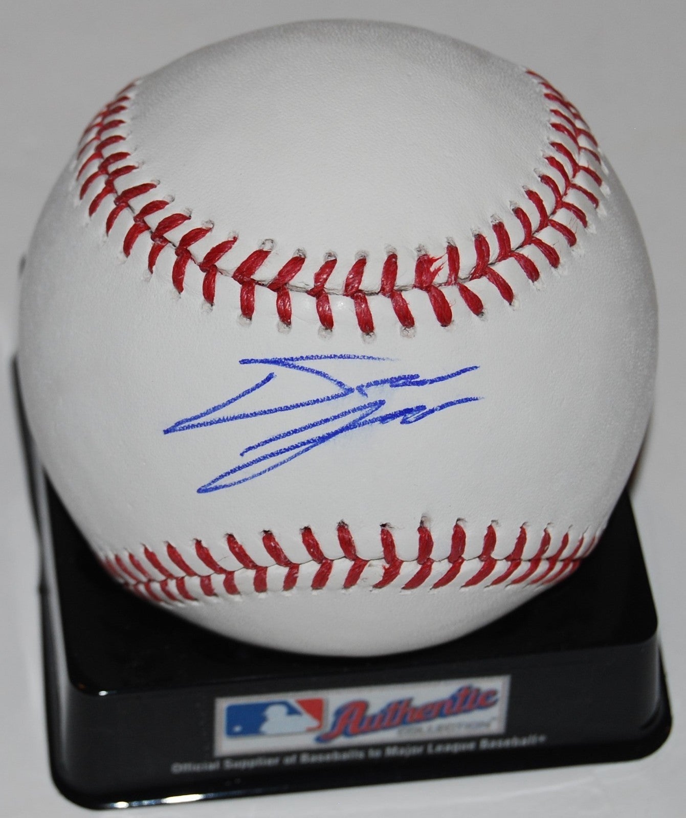 DESMOND LINDSAY signed OML Major League baseball (NEW YORK METS) W/COA