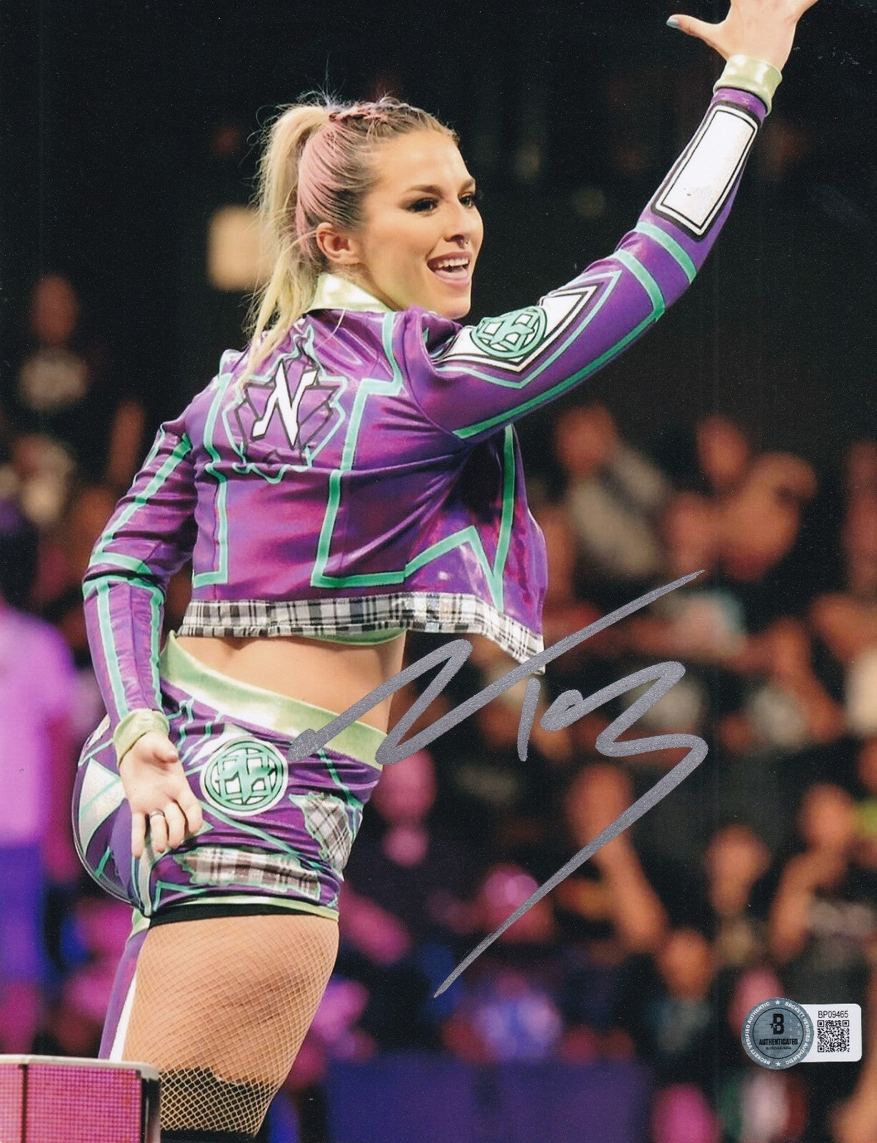 TEGAN NOX signed (WWE) WRESTLING DIVA Smackdown NXT 8X10 photo BECKETT BP09465