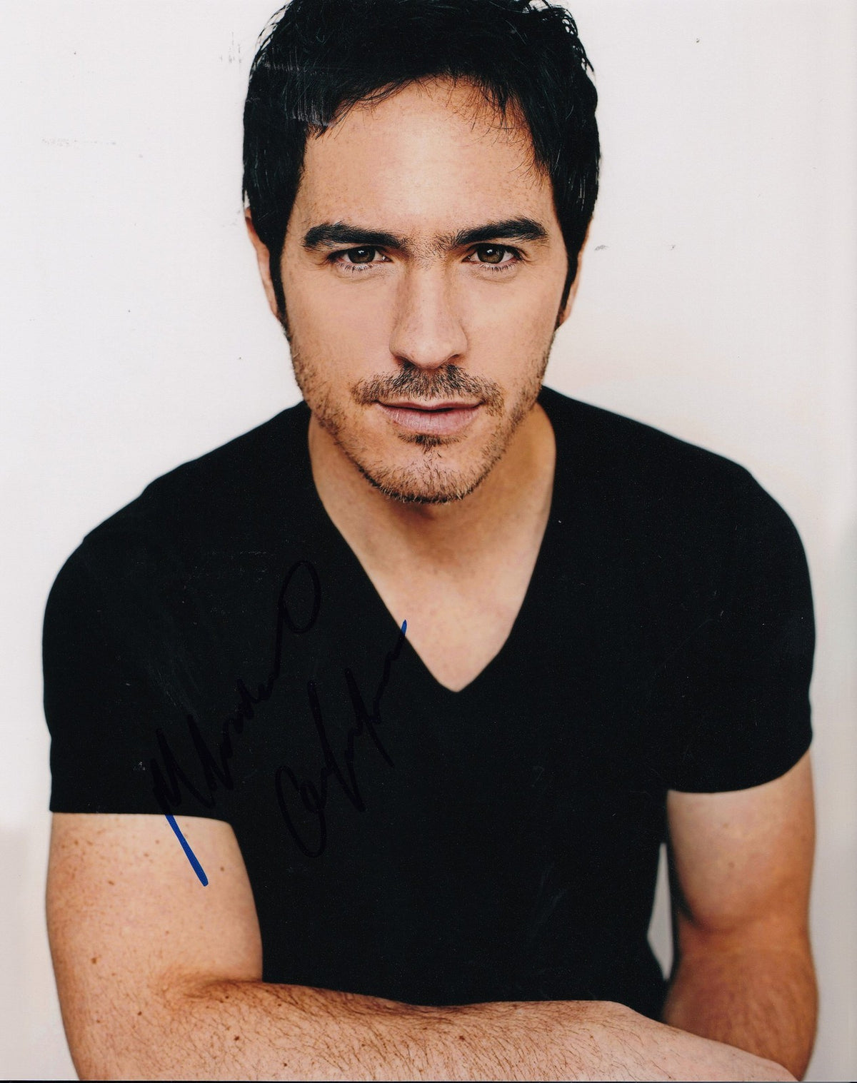MAURICIO OCHMANN signed (EL CHEMA) JOSE VENEGAS TV ACTOR 8X10 photo W/COA #3