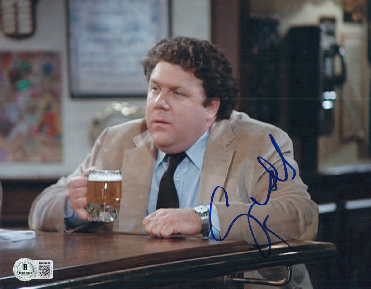 GEORGE WENDT signed (CHEERS) Norm Peterson 8X10 photo BECKETT BAS BW54474