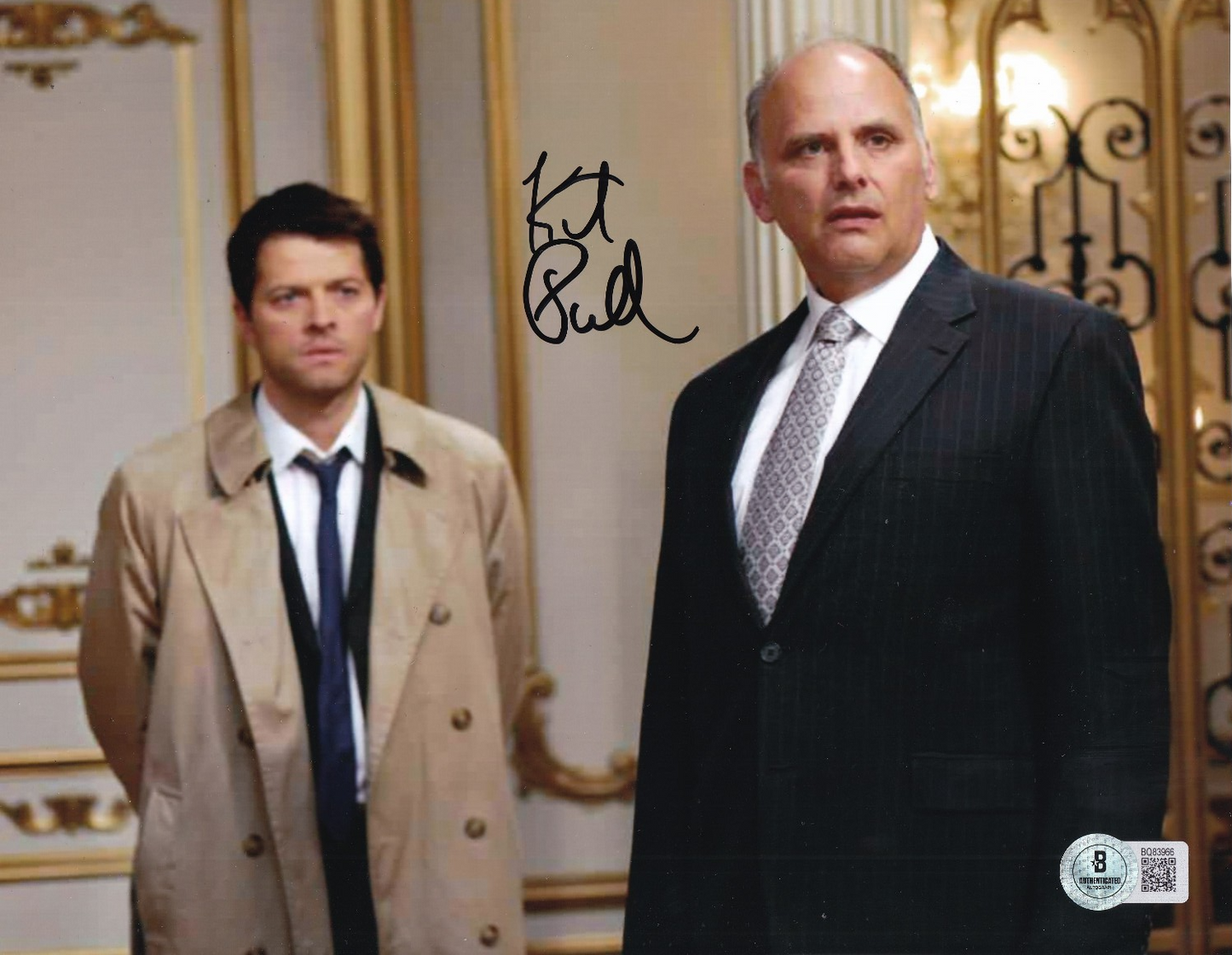 KURT FULLER signed (SUPERNATURAL) Zachariah 8X10 photo BECKETT BAS BQ83966