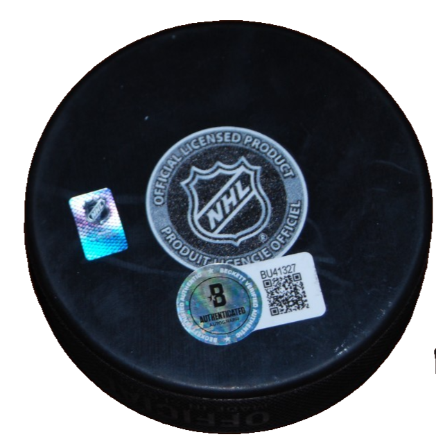 ARVID SODERBLOM signed (CHICAGO BLACKHAWKS) Centennial 100 puck BECKETT BU41327