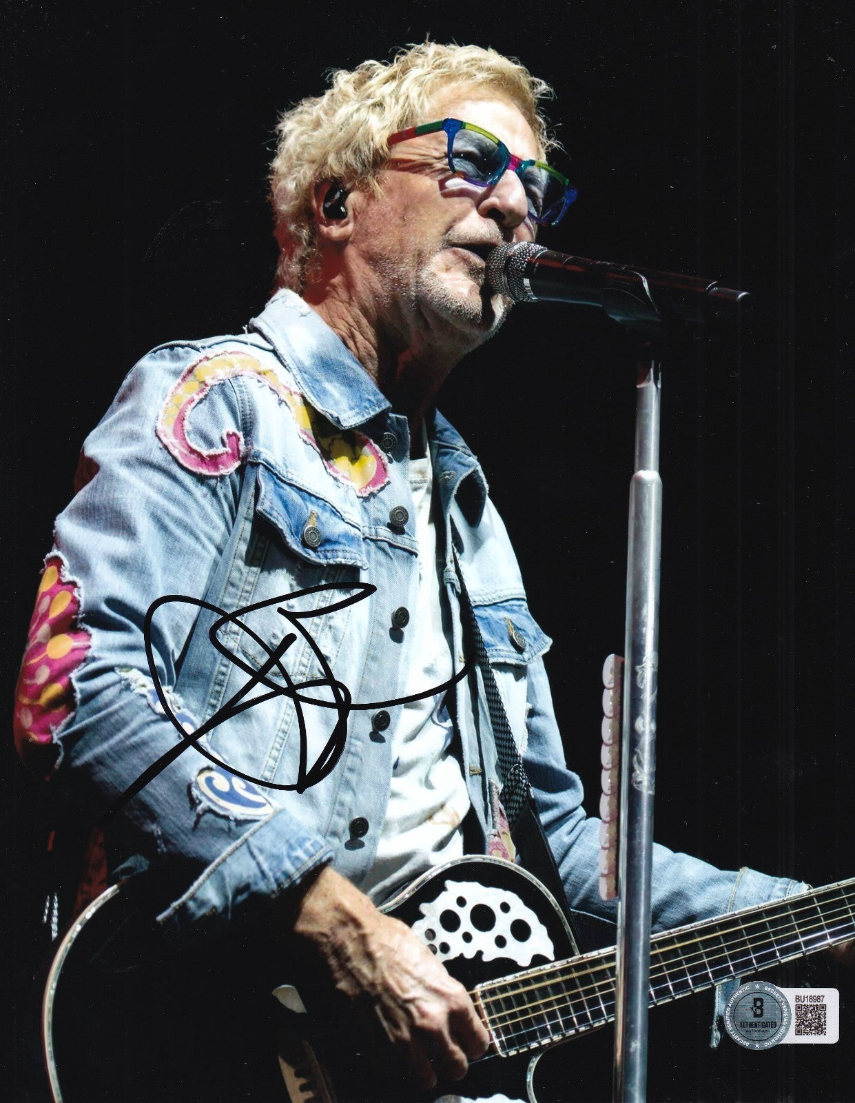 KEVIN CRONIN signed (REO SPEEDWAGON) Music singer 8X10 photo BECKETT BAS BU18987