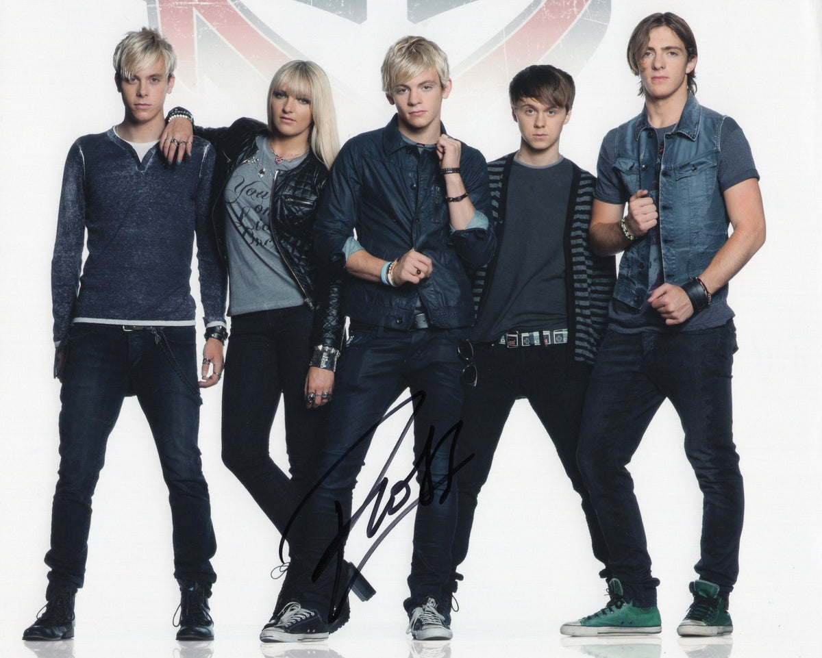 Ross Lynch R5 Austin & Ally Austin Moon Signed 8x10 Photo w/COA