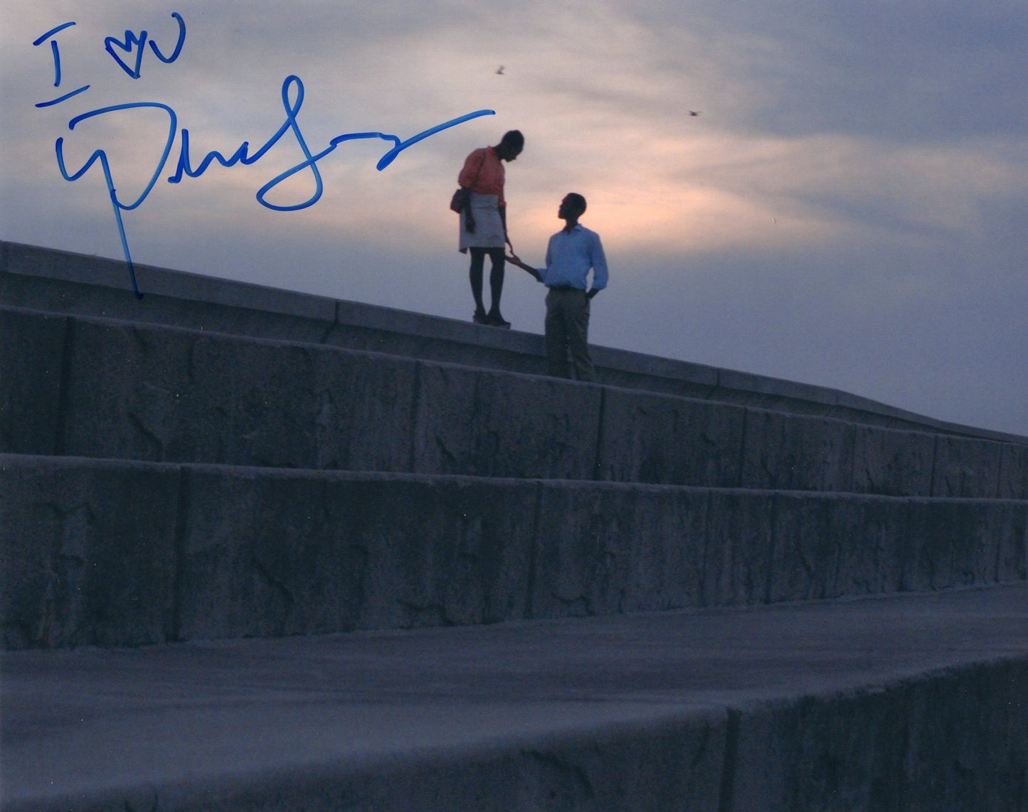 Parker Sawyers signed Southside with You 8x10 Photo w/COA Barack Obama #2