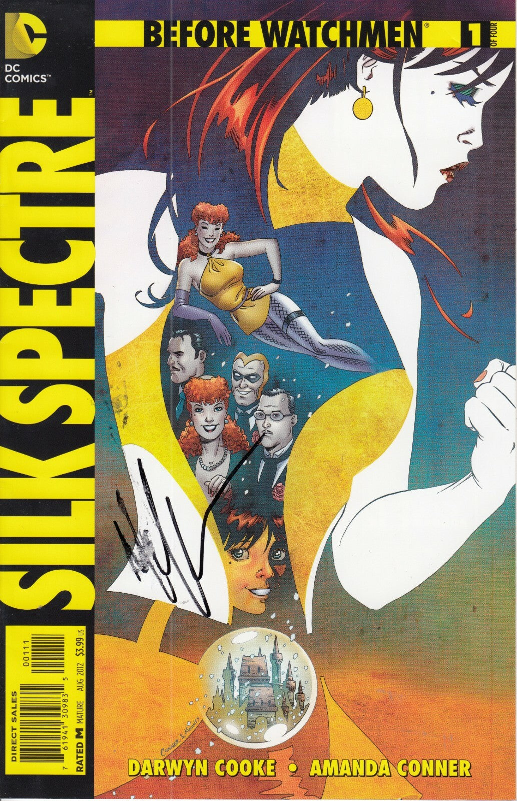 MALIN ACKERMAN signed (SILK SPECTRE) Before Watchmen Comic book #1 of 4 W/COA