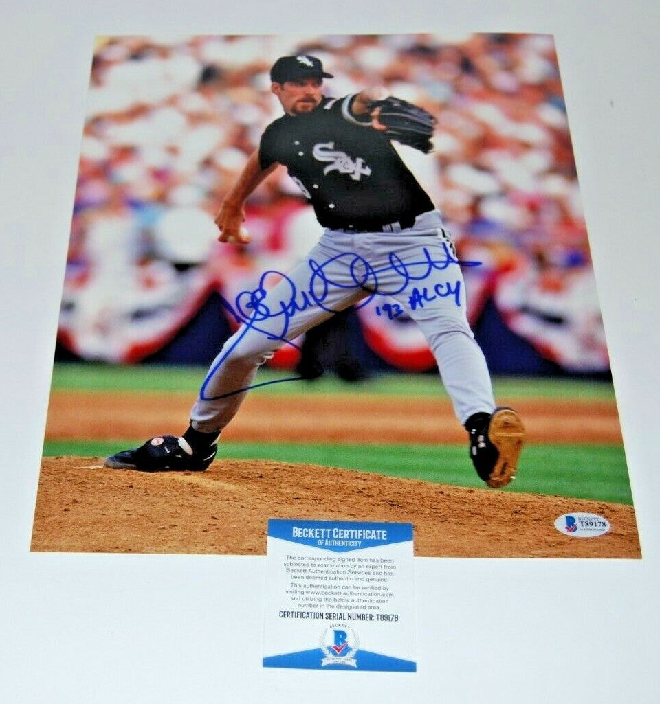 JACK MCDOWELL signed (CHICAGO WHITE SOX) Baseball 11X14 photo BECKETT BAS #1