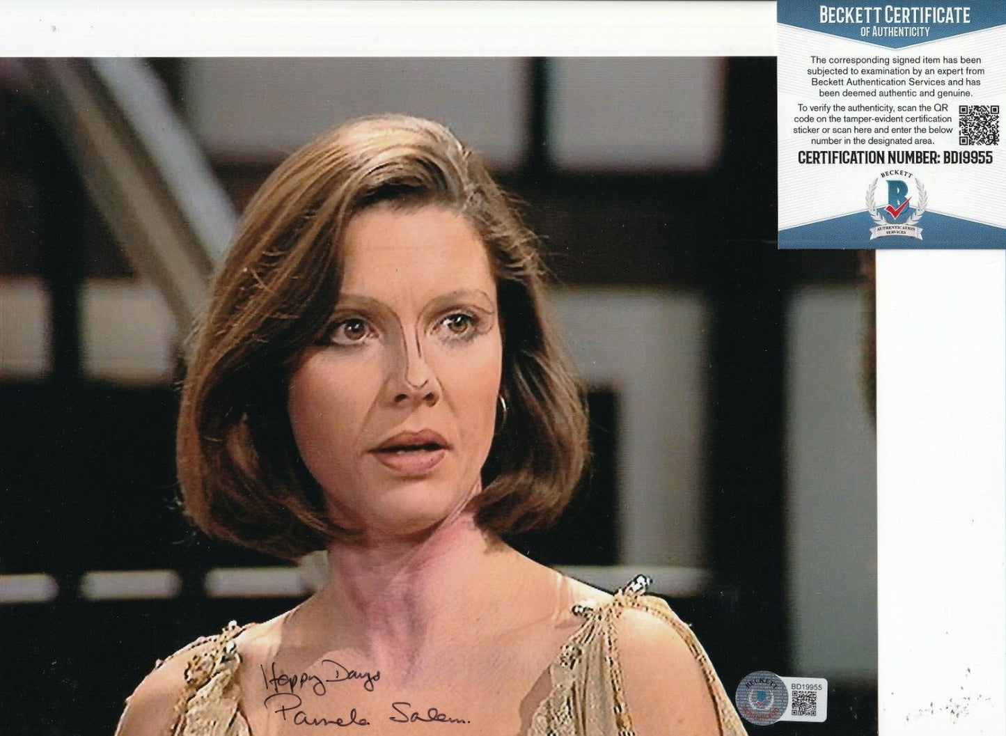 PAMELA SALEM signed (DOCTOR WHO) Tv Series autographed 8X10 BECKETT BAS BD19955