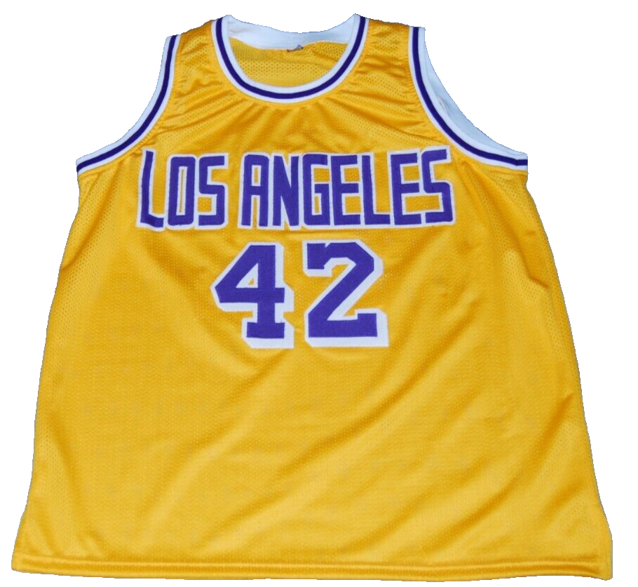 JAMES WORTHY signed (LOS ANGELES LAKERS) custom yellow Basketball jersey BECKETT