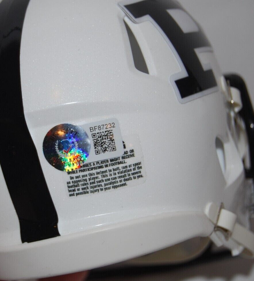BILLY BOB THORNTON signed (FRIDAY NIGHT LIGHTS) Mini helmet BECKETT BAS BF87232