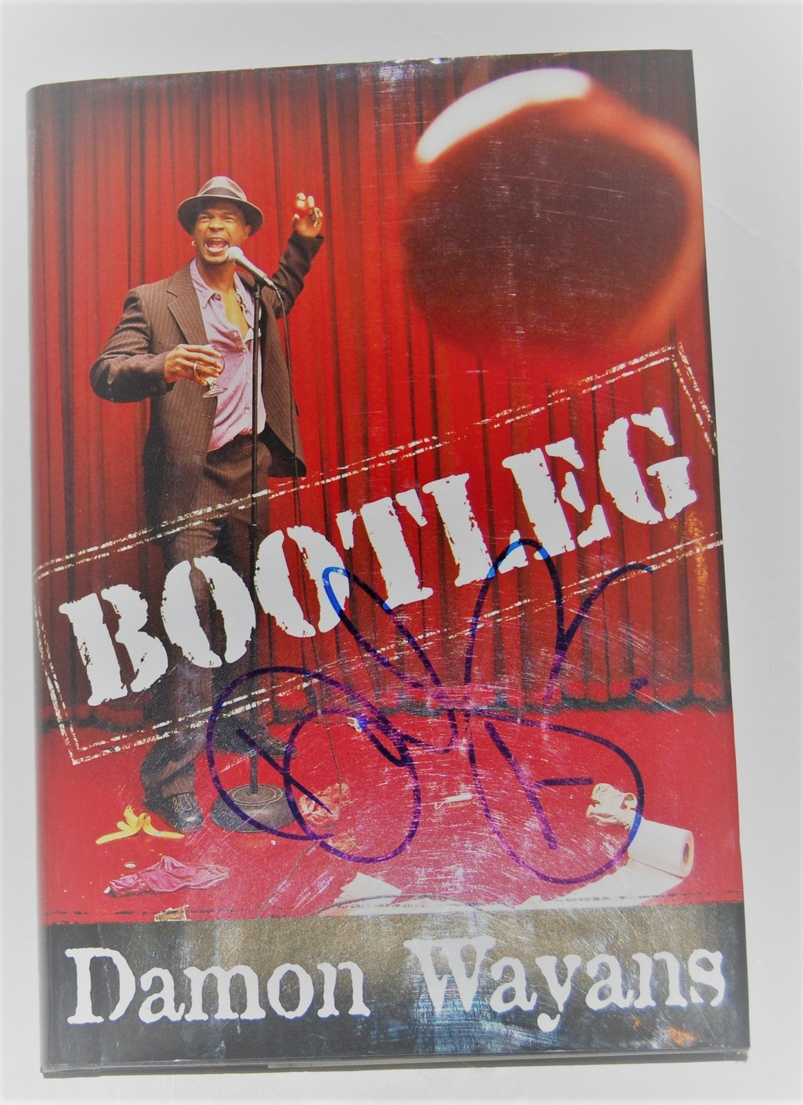 DAMON WAYANS signed (BOOTLEG) HARDCOVER *DUST JACKET* BOOK W/COA