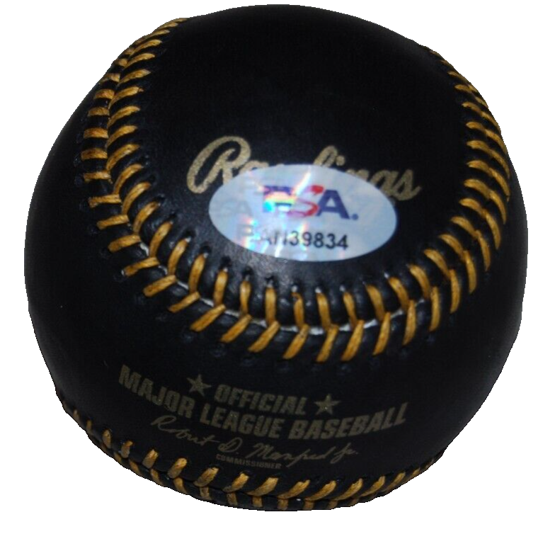 RICK SUTCLIFFE signed (CHICAGO CUBS) Black OML baseball PSA/DNA AN39834