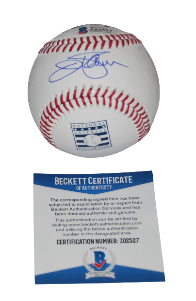 JIM PALMER signed (BALTIMORE ORIOLES) HOF MLB Logo baseball BECKETT BAS Z02527