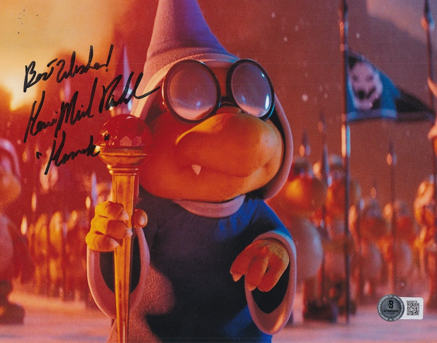 KEVIN MICHAEL RICHARDSON signed (THE SUPER MARIO BROS MOVIE 8X10 BECKETT BM39078