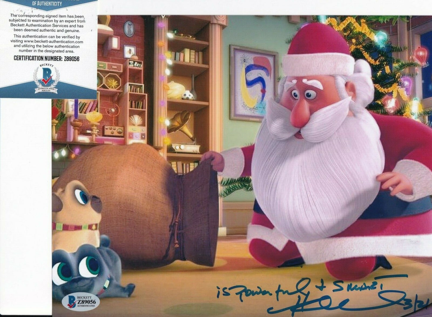 HENRY WINKLER signed (PUPPY DOG PALS) Santa Claus 8X10 photo BECKETT BAS Z89056