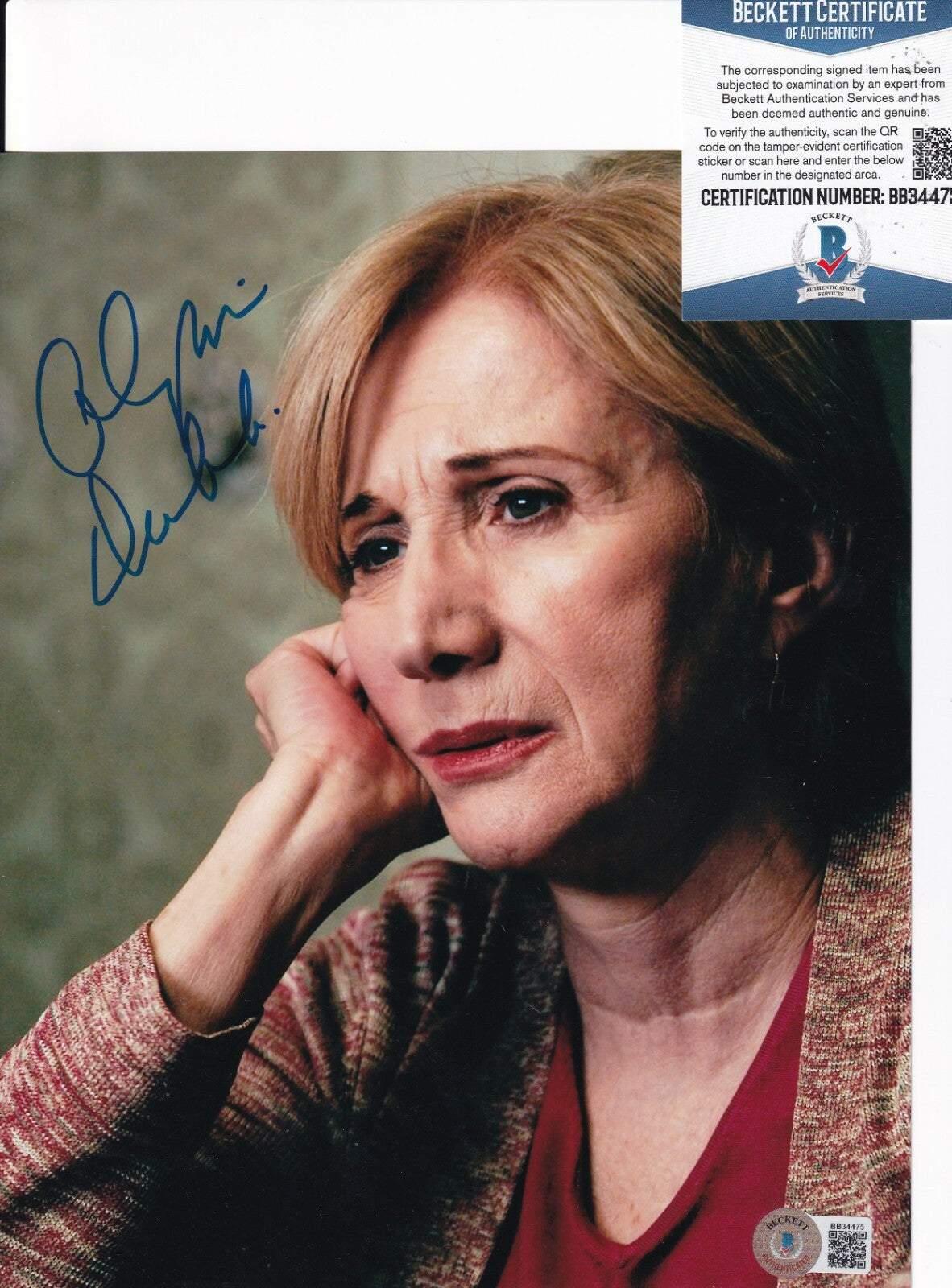 OLYMPIA DUKAKIS signed (AWAY FROM HER) Movie 8X10 photo BECKETT BAS BB34475