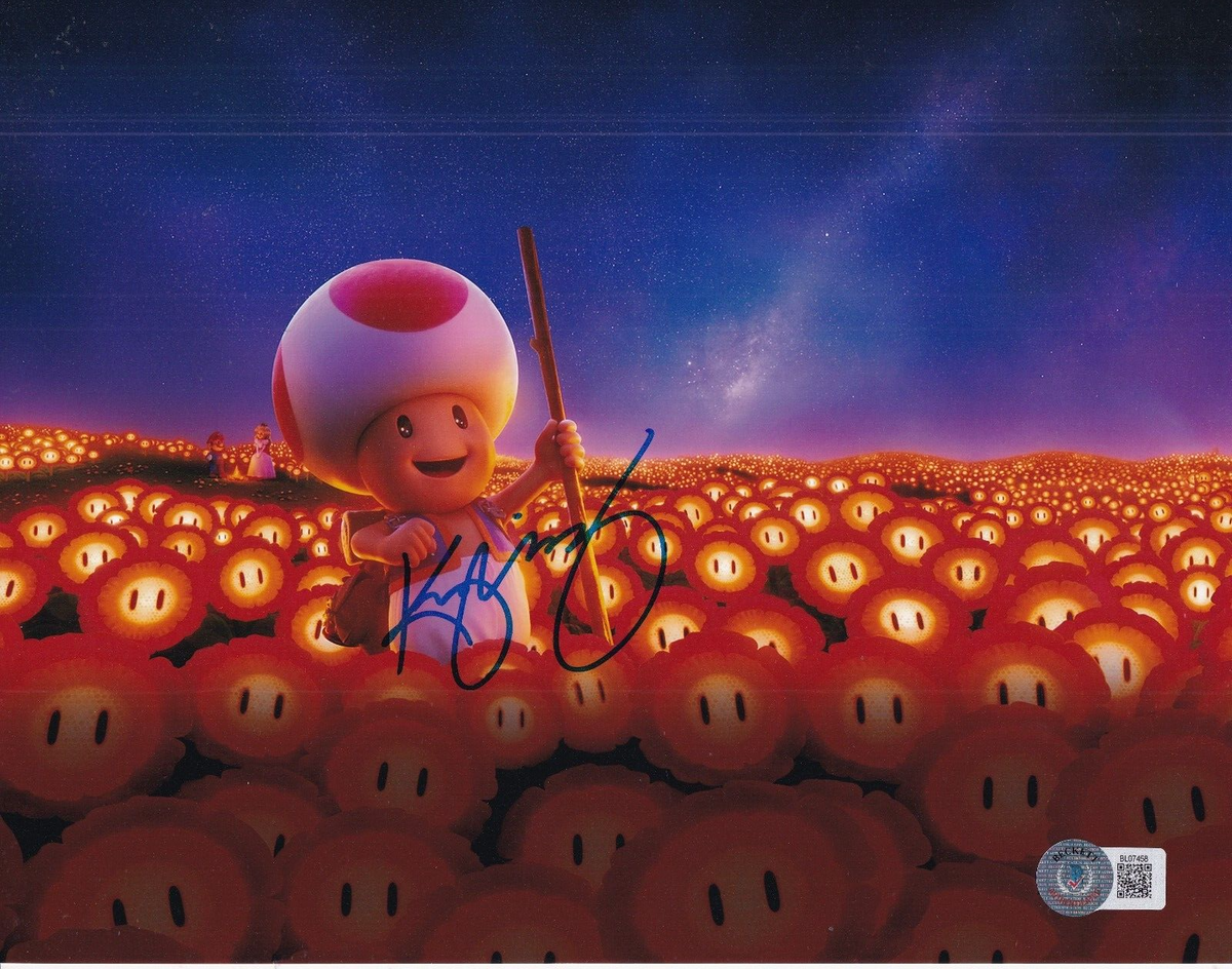 KEEGAN-MICHAEL KEY signed (SUPER MARIO BROS) Toad 8X10 photo BECKETT BL07458