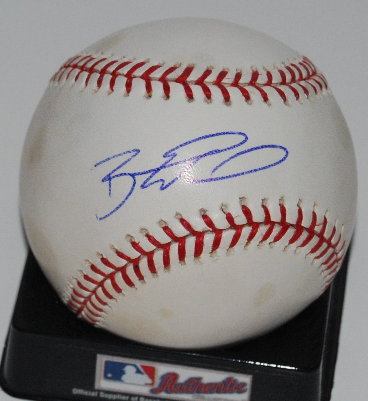 BRANDON WOOD signed OML baseball *ANGELS* (PIRATES) autographed W/COA