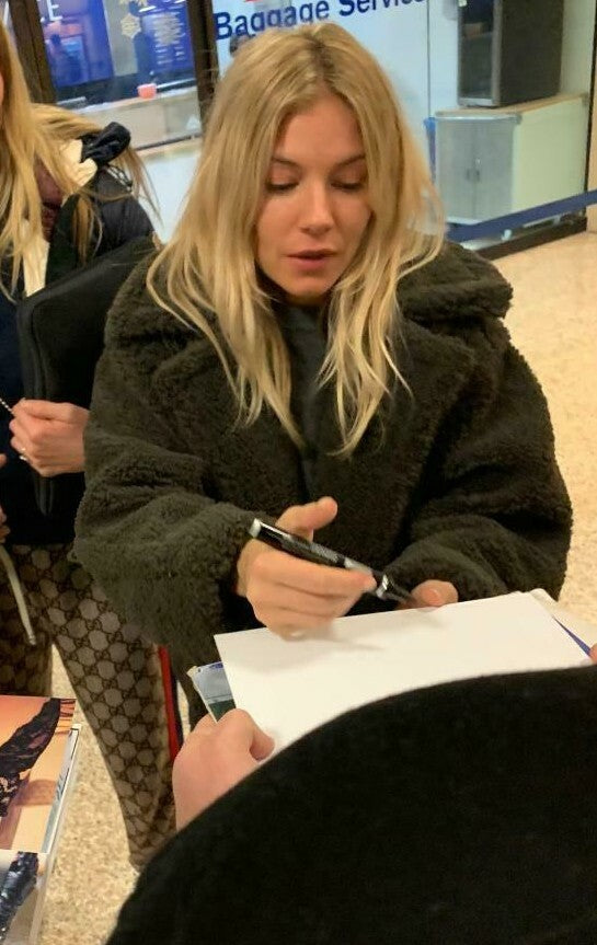 SIENNA MILLER signed (AMERICAN SNIPER) TAYA autograph Movie 8X10 *Proof* W/COA