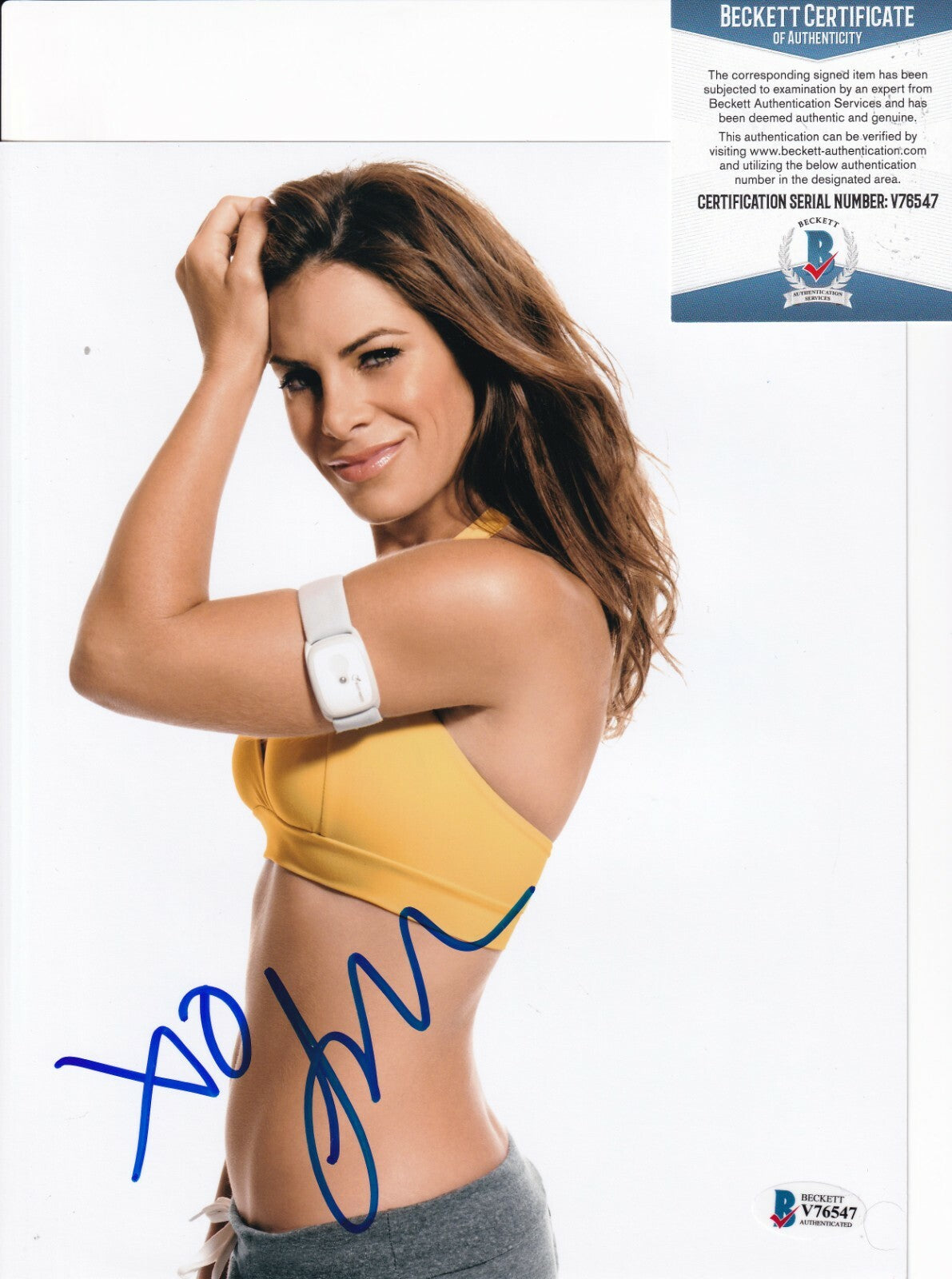 JILLIAN MICHAELS signed (THE BIGGEST LOSER) Star 8X10 photo BECKETT BAS V76547