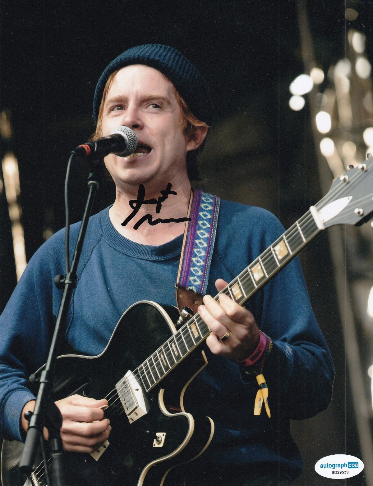 SCOTT MCMICKEN signed (DR DOG) Music Guitarist 8X10 photo ACOA SD29539