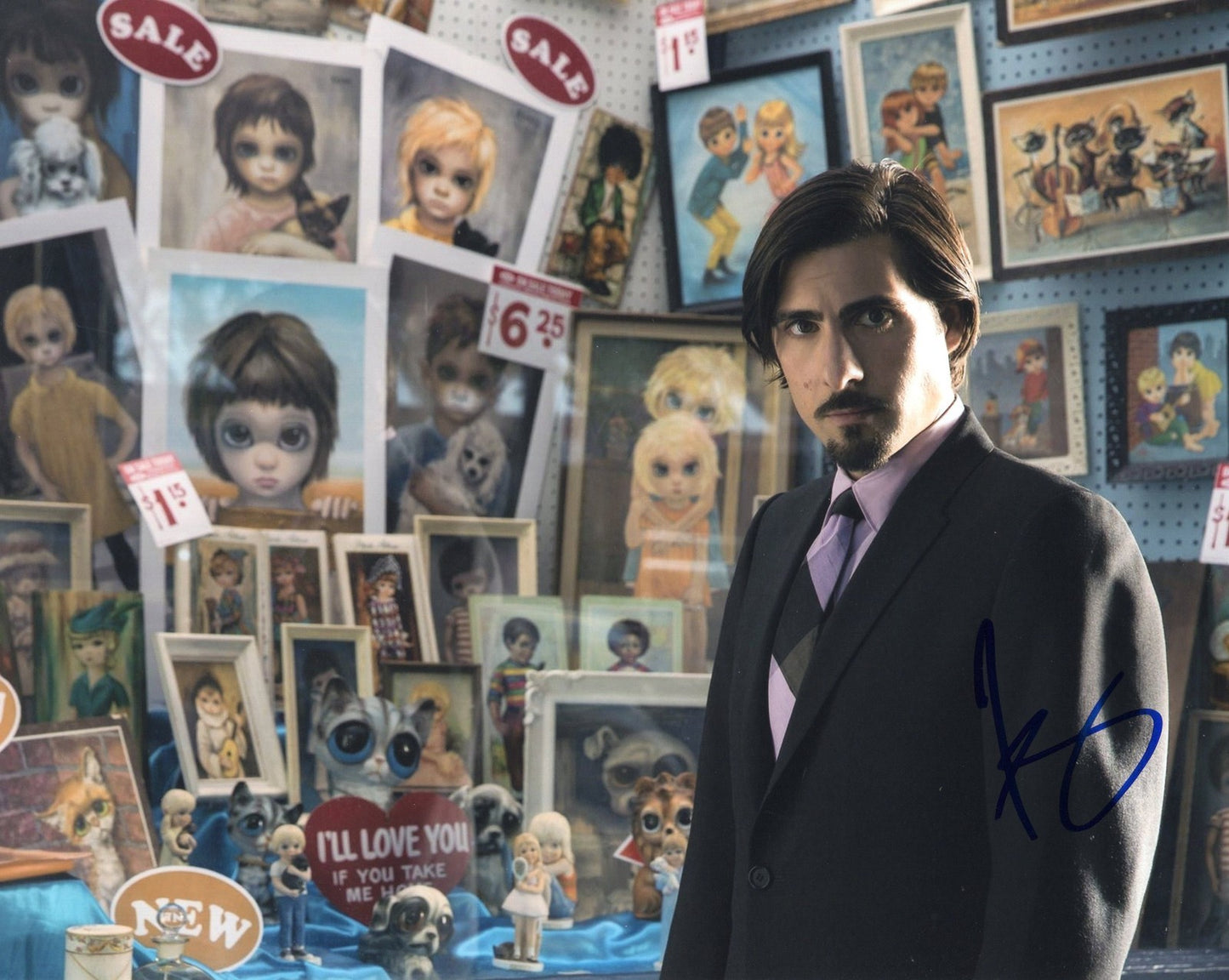 Jason Schwartzman Big Eyes Ruben Signed 8x10 Photo w/COA