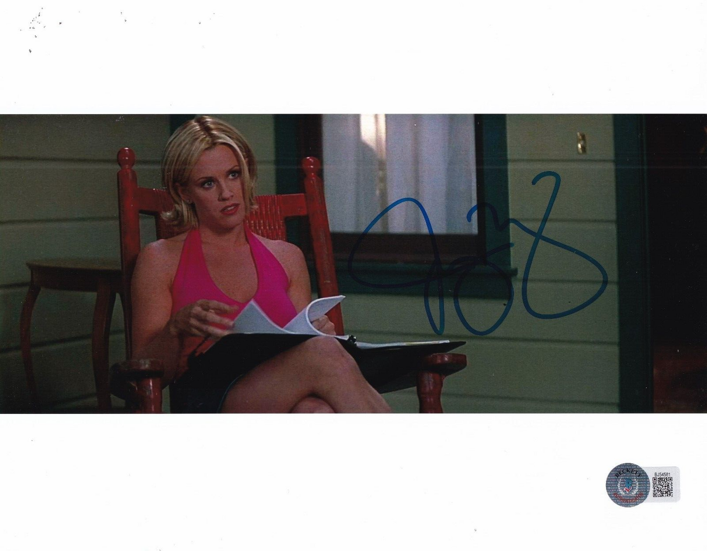 JENNY MCCARTHY signed (TWO AND A HALF MEN) Courtney 8X10 photo BECKETT BJ54581
