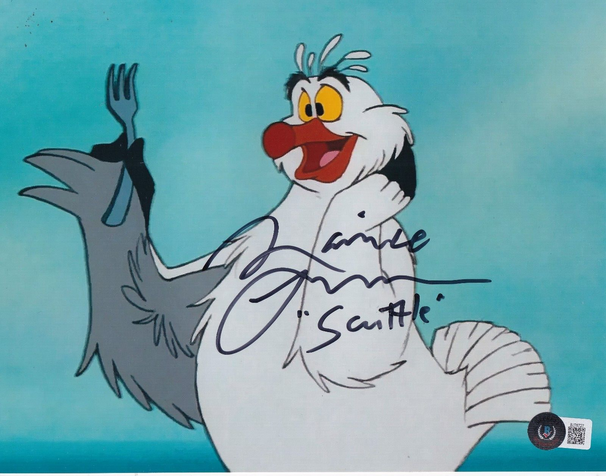 MAURICE LAMARCHE signed (THE LITTLE MERMAID) 8X10 photo BECKETT BAS BJ76727