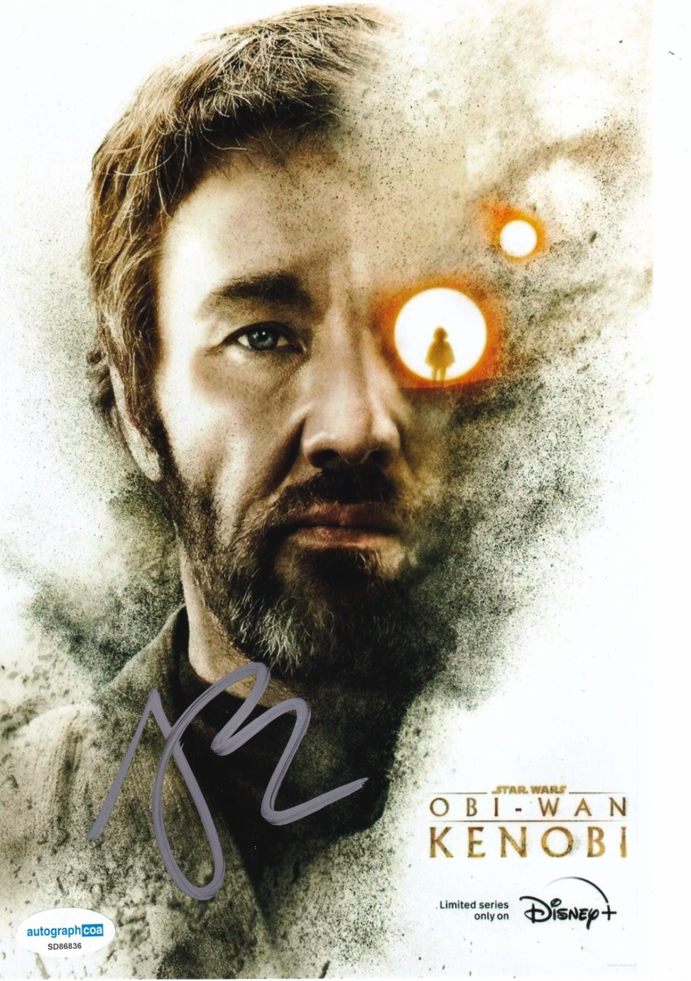 JOEL EDGERTON signed (OBI-WAN KENOBI) Owen Lars signed 8X10 photo ACOA SD86836