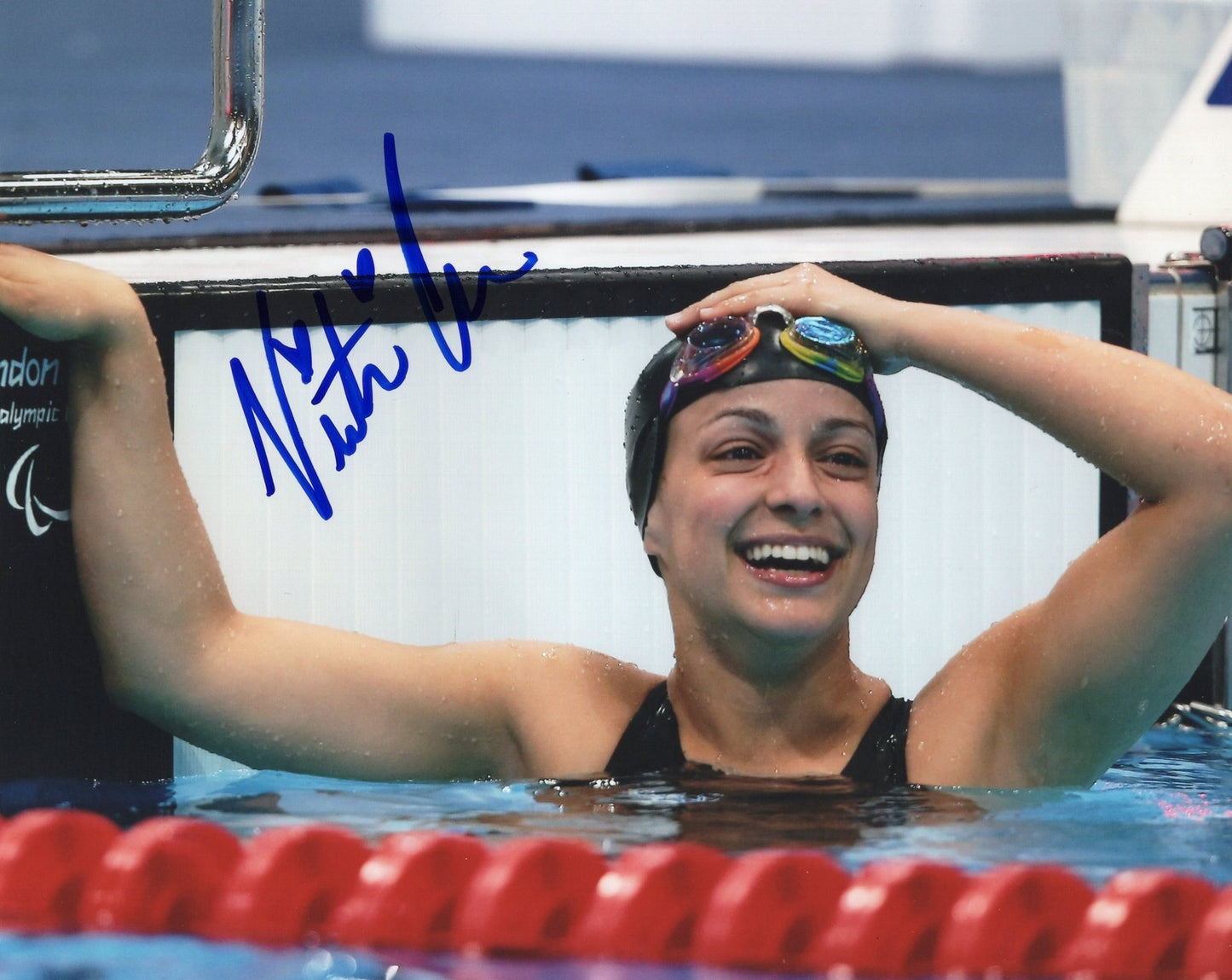 Victoria Arlen signed 8x10 Photo w/COA USA Paralympic Gold Medal Winner USA #3