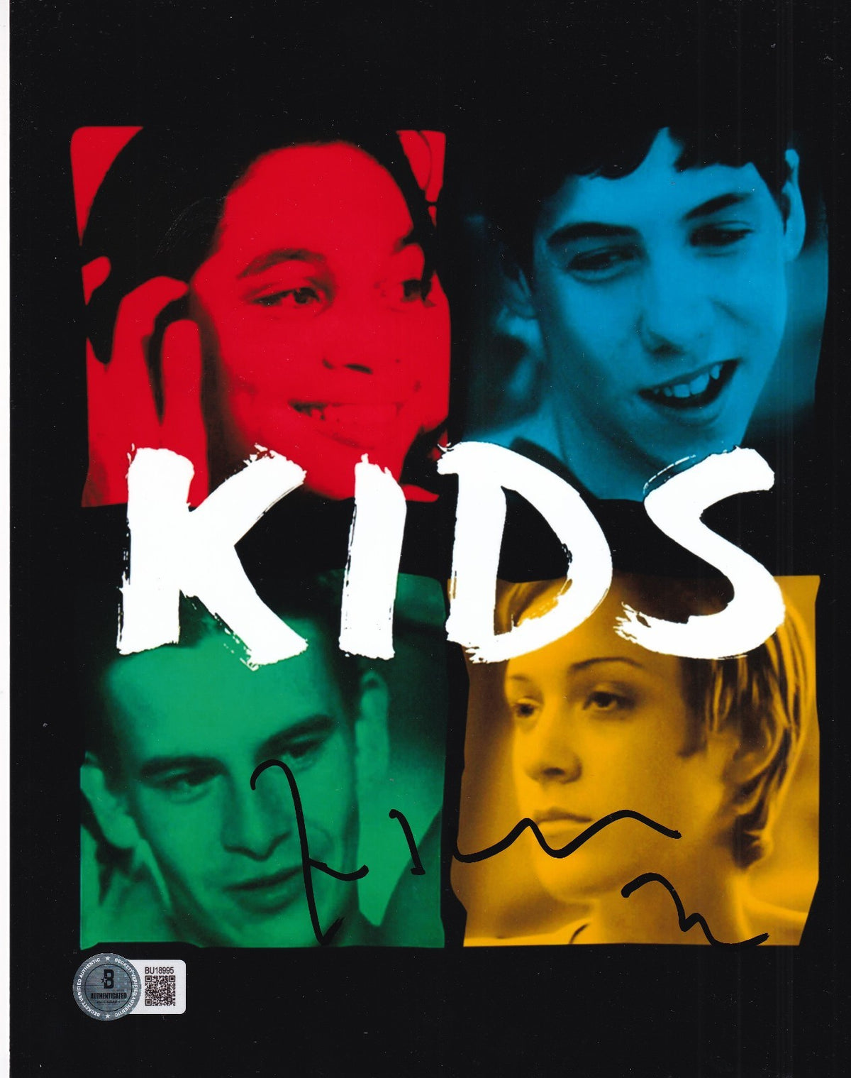 HARMONY KORINE signed (KIDS) Movie poster 8X10 photo BECKETT BAS BU18995