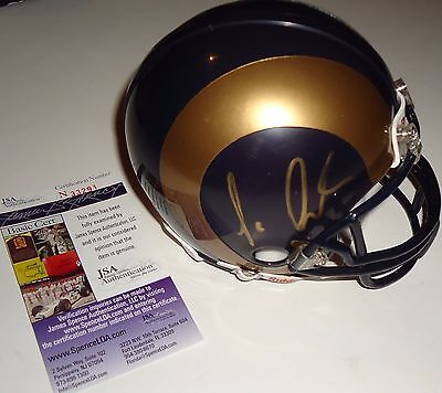 Tavon Austin signed St Louis Rams mini football Helmet JSA authentic N33291