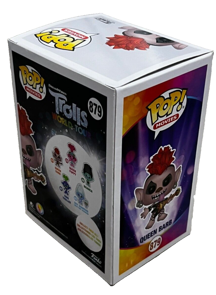 RACHEL BLOOM signed (TROLLS WORLD TOUR) Queen Barb Funko Pop 879 BECKETT BP09616