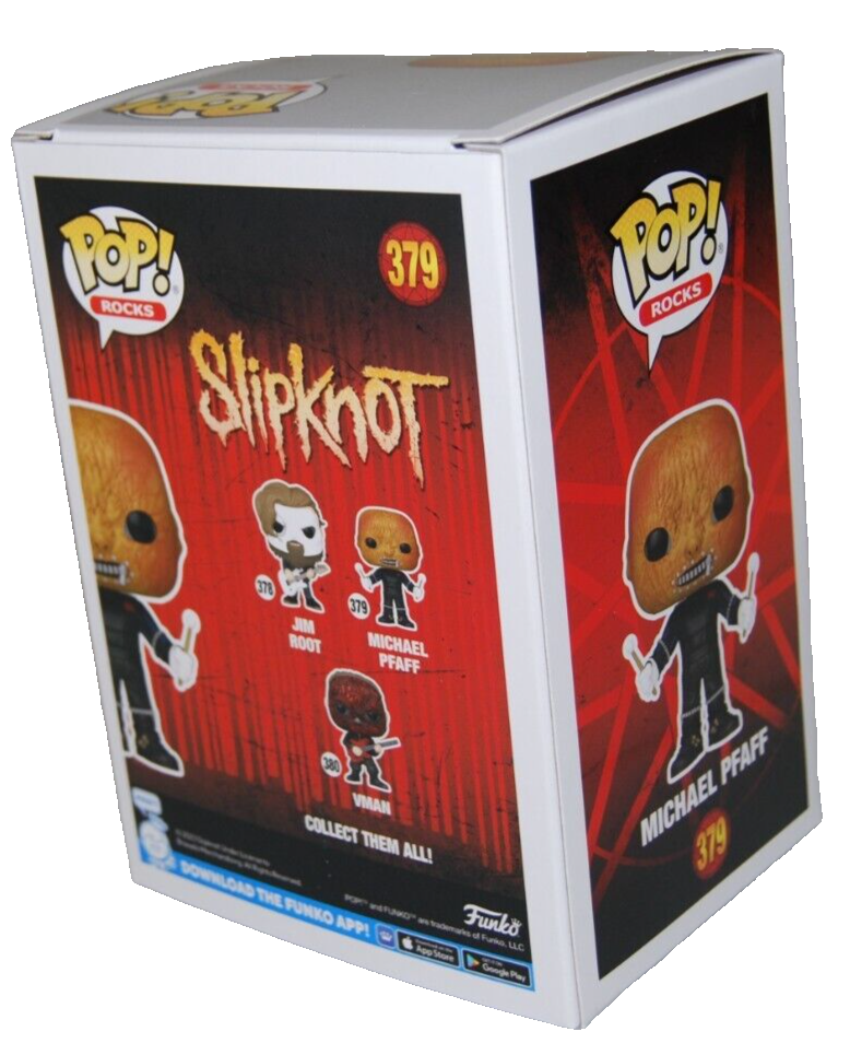MICHAEL PFAFF signed (SLIPKNOT) Tortilla Man #379 Funko Pop BECKETT BAS BN37872