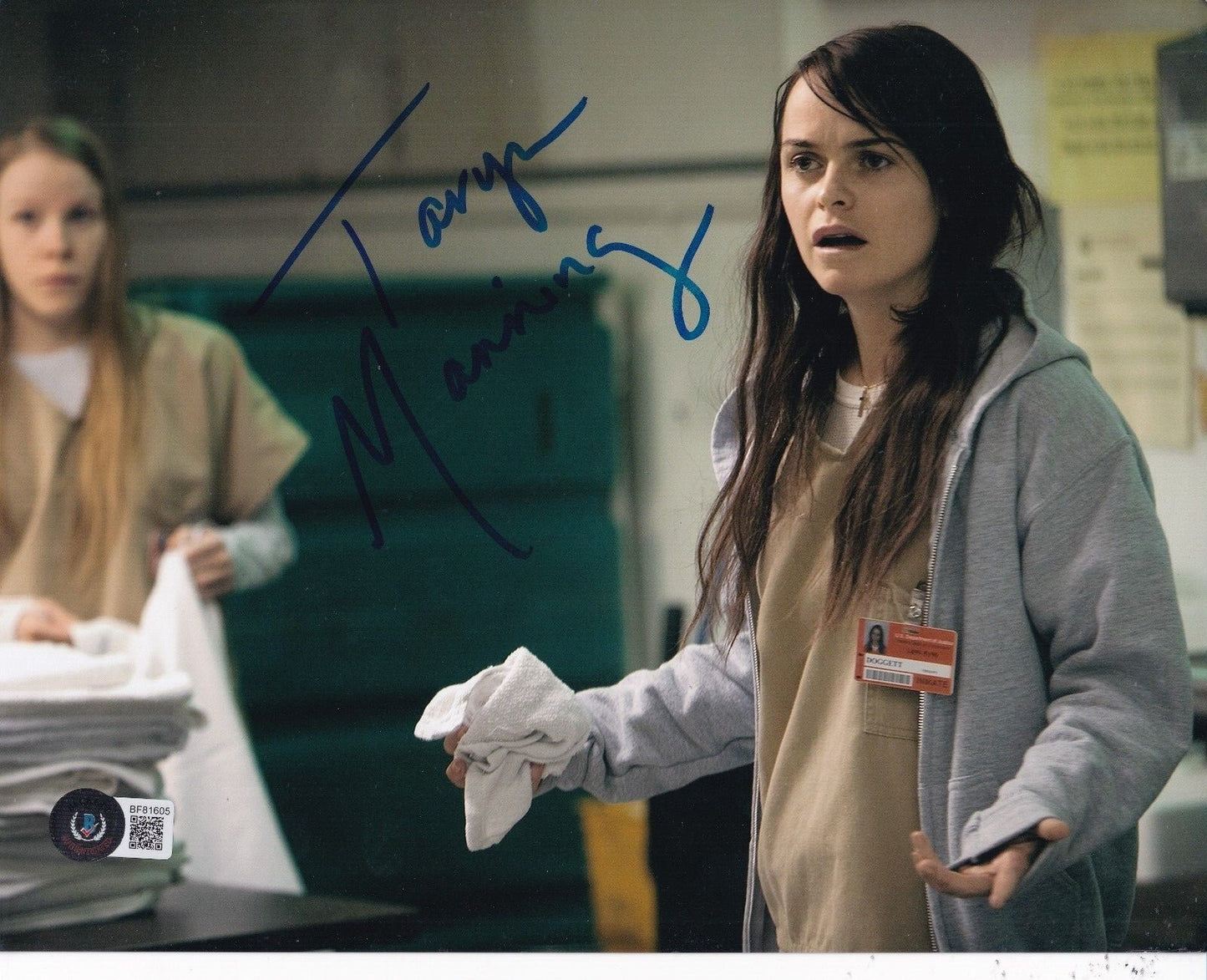TARYN MANNING signed (ORANGE IS THE NEW BLACK) 8X10 photo BECKETT BAS BF81605