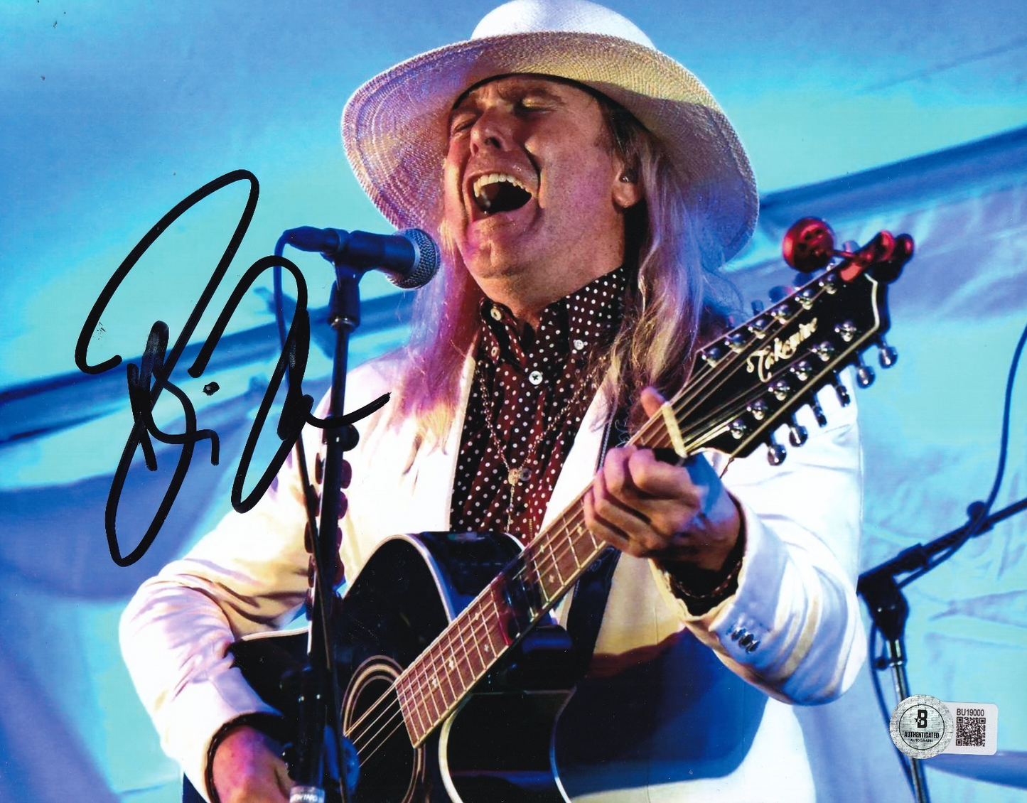 ROBIN ZANDER signed (CHEAP TRICK) Music singer 8X10 photo BECKETT BAS BU19000