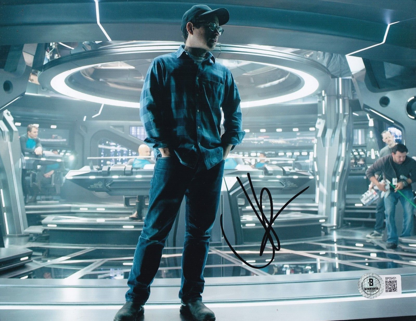 J.J ABRAMS signed (STAR TREK) Movie producer director 8X10 photo BECKETT BP09451