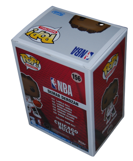 DEMAR DEROZAN signed (CHICAGO BULLS) Basketball #156 Funko Pop PSA/DNA AN13806
